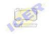 ICER 181680 Brake Pad Set, disc brake